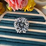 Kundan Ring – Silver