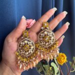 Jasmine Premium Earrings – Yellow