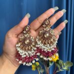 Alka Premium Earrings – Wine