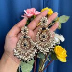 Deeksha Premium Earrings – Black