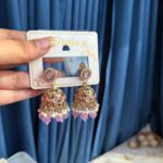 Ridhi Kundan Jhumka – Lavender