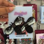 Bee Earrings – Silver