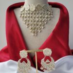 Shreshta Kundan Set – White