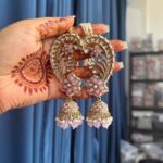 Earcuff Jhumka With Kaan Chain – Lavender