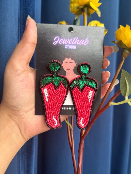 Handmade Chilly Earrings