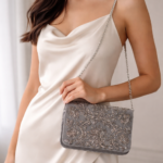 Grey Designer Bag