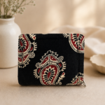 Handblock Inspired Fabric Wallet – Pattern 1