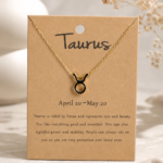 Taurus Zodiac Pendant Chain
