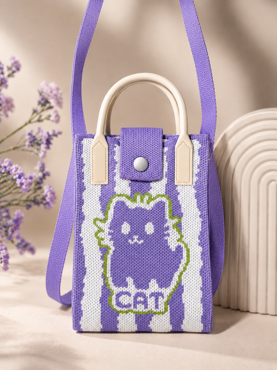b9adff35-54ca-499e-9213-78c2a3a79577.png Kawaii phone Sling Bag – Lavender - Image 1