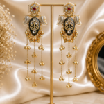 Mehreen Kashmiri Dejhoor Earrings – Pink Blue