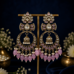 Anchal Kundan Earrings – Lavender