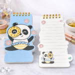 Donut Panda Flip Mini Notepad