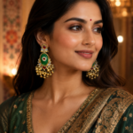 Zariya Kashmiri Long Dangler Earrings – Multi