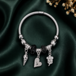 Stainless Steel Pandora Bracelet – Black