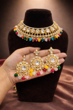 Manya Kundan Choker Set – Multi