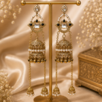 Riwayat Kashmiri Jhumar Earrings – Black