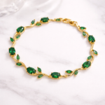 Tulip Bracelet – Dark Green