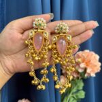 Kashmiri Stone Ghungru Earrings – Multi