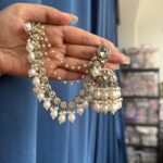 Yamini Premium Earrings – White