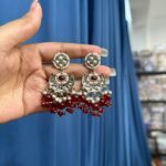 Seerat Kundan Earrings – Red