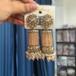 Anusha Kundan Jhumka – Golden