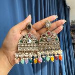 Sarah Kundan Earrings – Multi