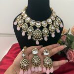 Supreet Premium Kundan Set – Light Pink