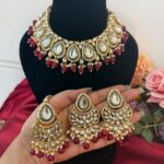 Jiya Premium Kundan Set – Ruby