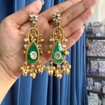 Gulmohar Kashmiri Earrings – Green
