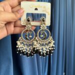 Sitara Chandbali – Black