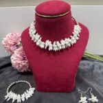 Mogra Oxidised Set with bracelet