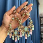 Sonia Chandbali – Mint Pink