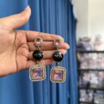 Brand Inspired Earrings – Light Pink