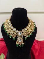 Padmavati Premium Kundan Set – Green - Image 4