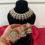 Vaani Premium Kundan Set – Red