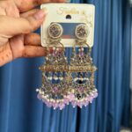 Sajda Chandbali Earrings – Multi