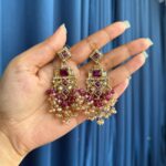 Dharni Kundan Earrings – Purple