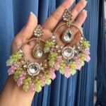 Neeti Chandbali – Mint Pink