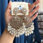 Rhea Premium Earrings – White