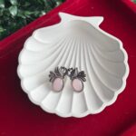 Daily Wear Stone Earrings – Light Pink
