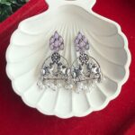 Nandi Stone Pearl Earrings – Lavender