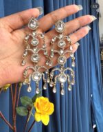 Janvi Kundan Dangler Earrings - Image 2