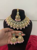 Monica Premium Kundan Set – Light Pink
