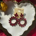 Red Stone Earrings