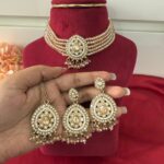 Jasmeen Kundan Choker Set – Golden