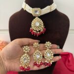 Samaira Kundan Jewellery Set – Red
