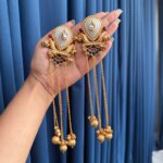 Deepti Kashmiri Earrings – Red Black