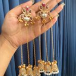 Sara Kashmiri Earrings –  Wine