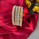 Pearl Moti Bangles – Set of 4