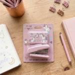 Portable Mini Stapler Set – Pink